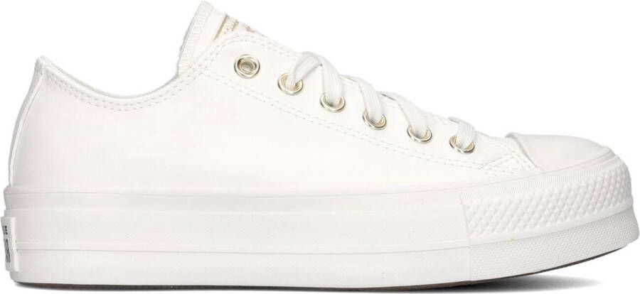 Converse Chuck Taylor All Star Lift Platform Mono Lage sneakers Dames Wit