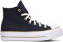 Converse Chuck Taylor All Star Lift Platform Hoge sneakers Dames Blauw - Thumbnail 4