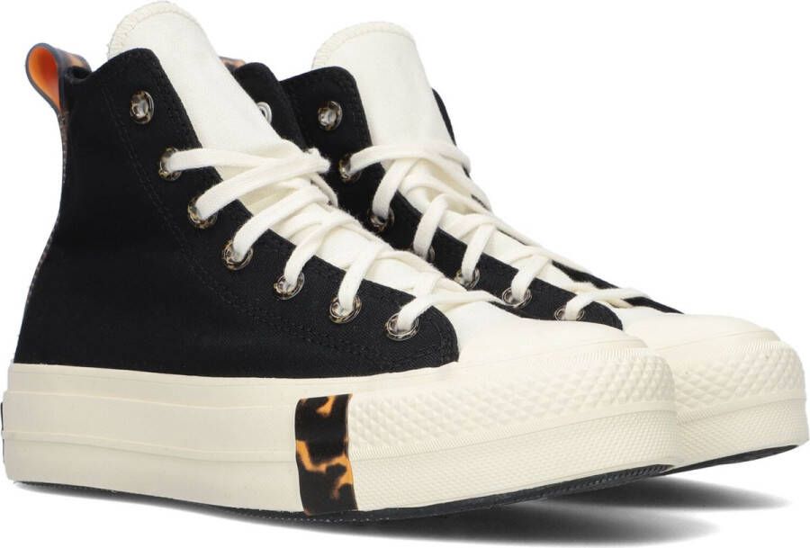 Converse Chuck Taylor All Star Lift Platform Tortoised Hoge sneakers Zwart