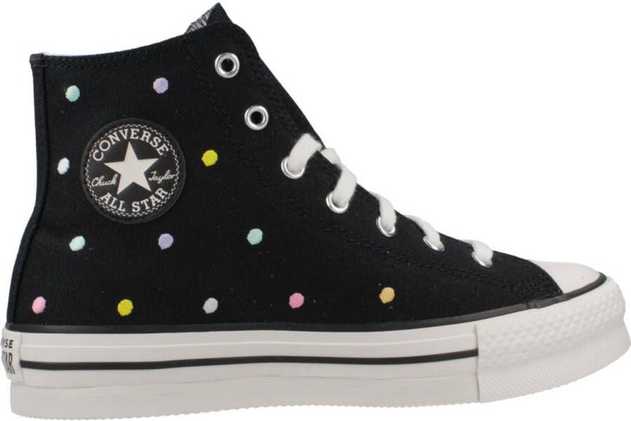 Converse Chuck Taylor All Star Lift Polka Dots Platform Zwart