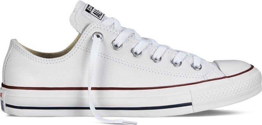 Converse Witte Casual Leren Sneakers oor rouwen White