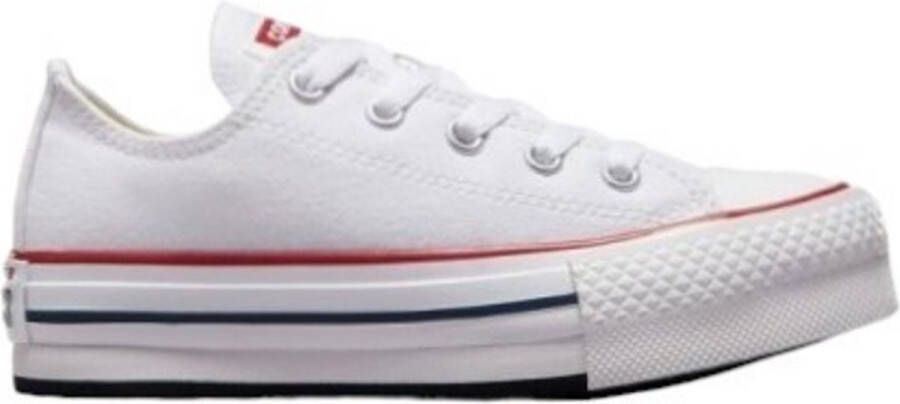 Converse Chuck Taylor All Star Eva Lift Canvas Platform (gs) Fashion sneakers Schoenen white garnet maat: 36 beschikbare maaten:36 37.5 38 39