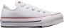 Converse Chuck Taylor All Star Eva Lift Canvas Platform (gs) Fashion sneakers Schoenen white garnet maat: 40 beschikbare maaten:36 37.5 38 39 - Thumbnail 1