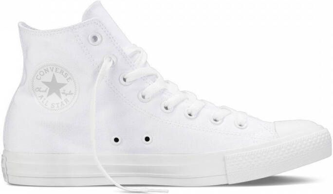 Converse Chuck Taylor All Star Sneakers Hoog Unisex White Monochrome