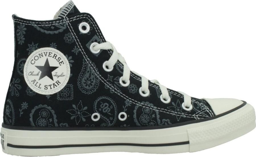 Converse Chuck Taylor All Star Paisley Pop Hi Zwart