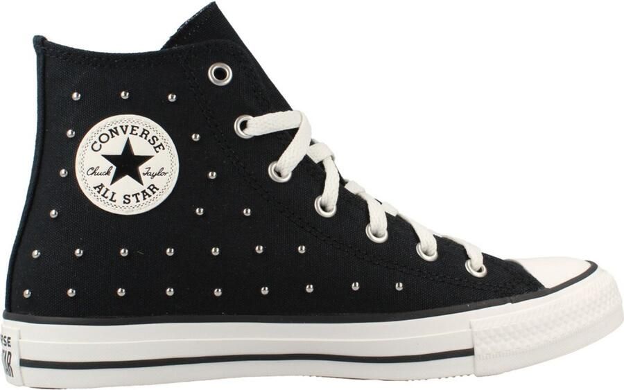 Converse Chuck Taylor All Star High Studded Junior Zwart Kind Zwart