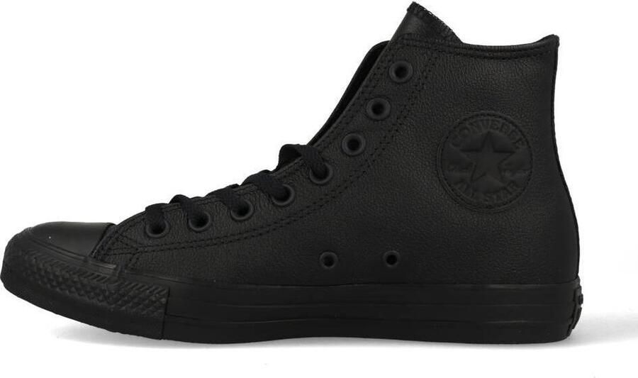 Converse Chuck Taylor All Star Leather Sneaker hoog gekleed Heren Zwart;Zwarte Black Monochrome - Foto 2