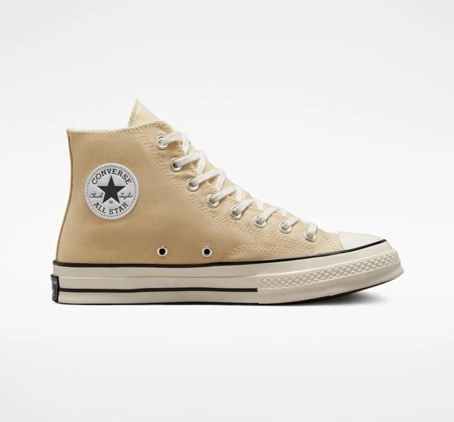 Converse Sneakers Baskets Chuck 70 Low lait d'avoine écru noir