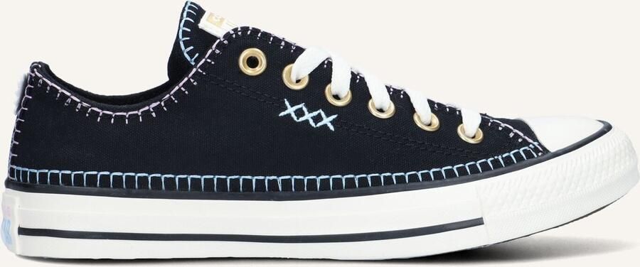 Converse Chuck Taylor All Star Crafted Stitching Sneakers Dames Zwart