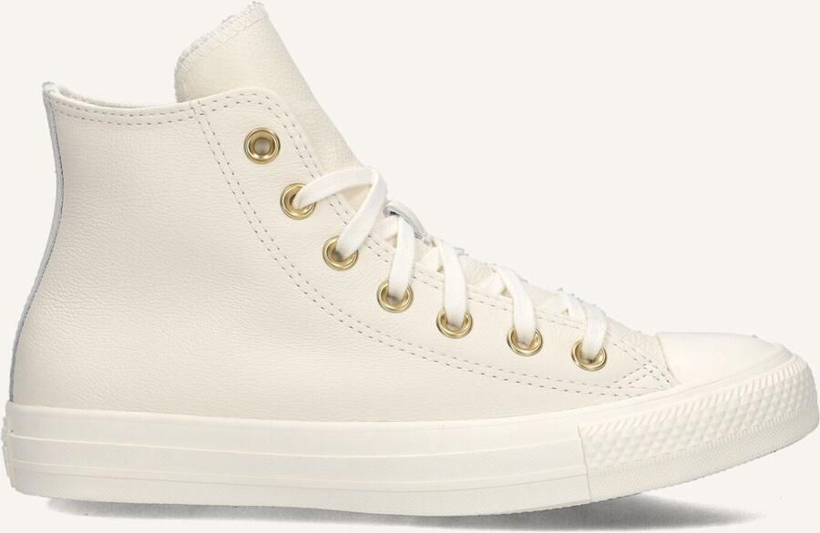 Converse Chuck Taylor All Star Hi Sneakers Dames Leren Sneaker Beige - Foto 2