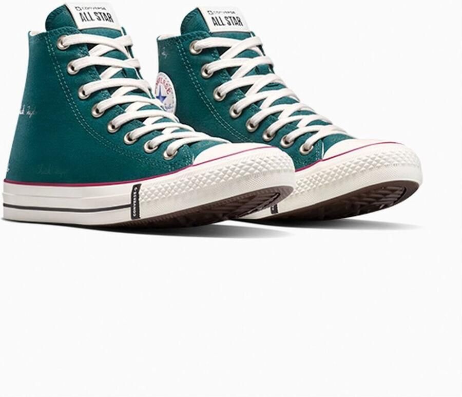 Converse Chuck Taylor All Star Hi Sneakers Darkly Jaded Egret Garnet Groenblauw Wit Rood Chuck Taylor All Star Lifestyle Unisex