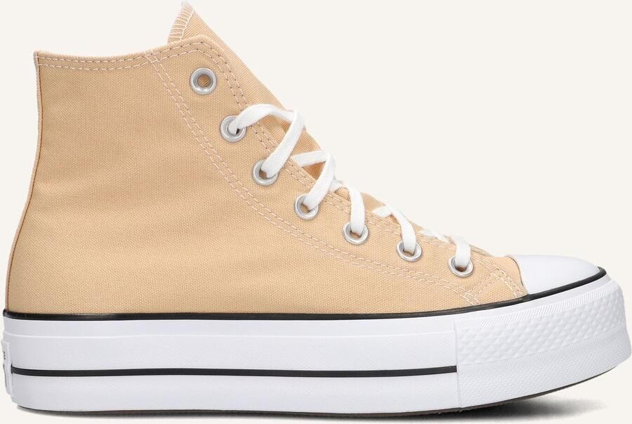 Converse Dames Hoge sneakers Chuck Taylor All Star Lift Hi Beige Textiel
