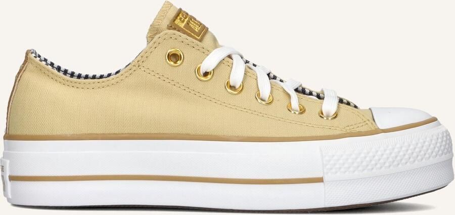 Converse Chuck Taylor All Star Lift Platform Hoge sneakers Dames Geel - Foto 2