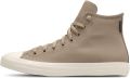 Converse Chuck Taylor All Star Hi Vintage Cargo Black Egret Bruin Zwart Wit Chuck Taylor All Star Lifestyle Unisex Sneakers - Bruin