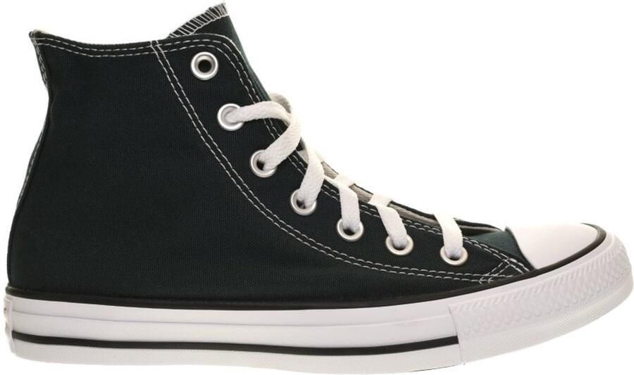 Converse Donkergroen All Stars Hoog Sneakers