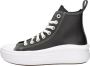 Converse Chuck Taylor All Star Move Platform Leather Fashion sneakers Schoenen black black white maat: 37 beschikbare maaten:37 39 38.5 40 - Thumbnail 1