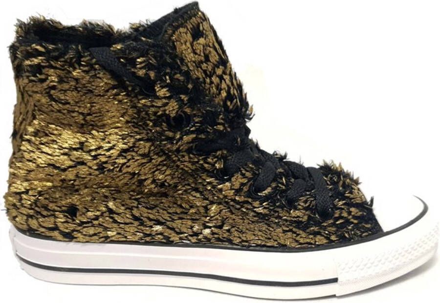Converse Dames Sneaker Chuck Taylor Hi 549636C Gold Black 39.5 - Foto 1