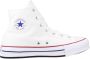 Converse Chuck Taylor All Star Eva Lift Canvas Platform (gs) Fashion sneakers Schoenen white garnet maat: 37 beschikbare maaten:36 37.5 38 39 - Thumbnail 1