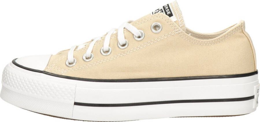 Converse Chuck Taylor All Star Lift Platform 1 Lage sneakers Dames Beige