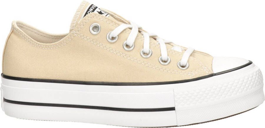 Converse Chuck Taylor All Star Lift Platform 1 Lage sneakers Dames Beige