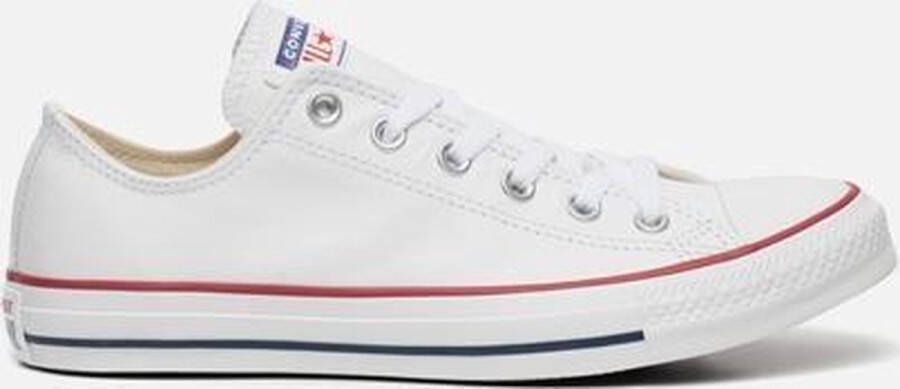 Converse Witte Casual Leren Sneakers oor rouwen White