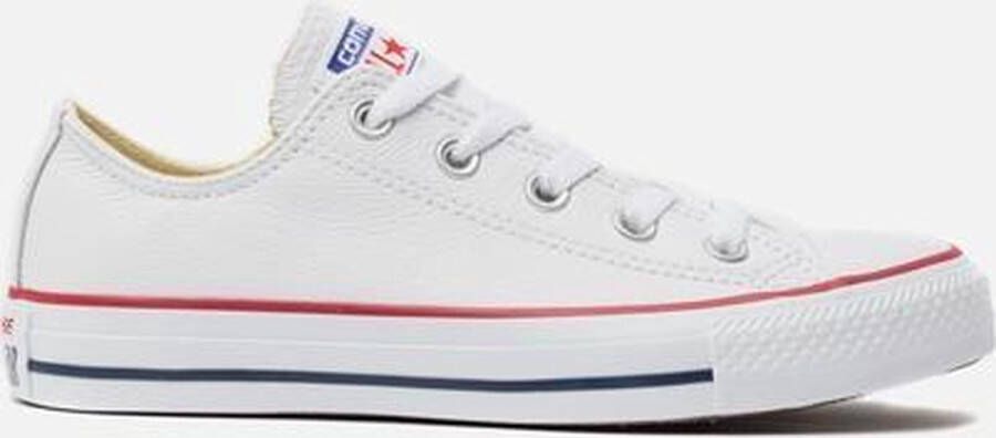 Converse Witte Casual Leren Sneakers oor rouwen White