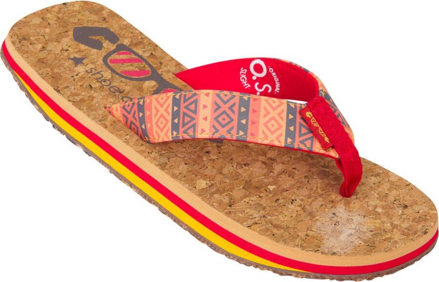 Cool Shoe Corp. Cool Shoe Corp Eve Slight Kenya Teenslippers : Comfortabele Dames Flip-Flops