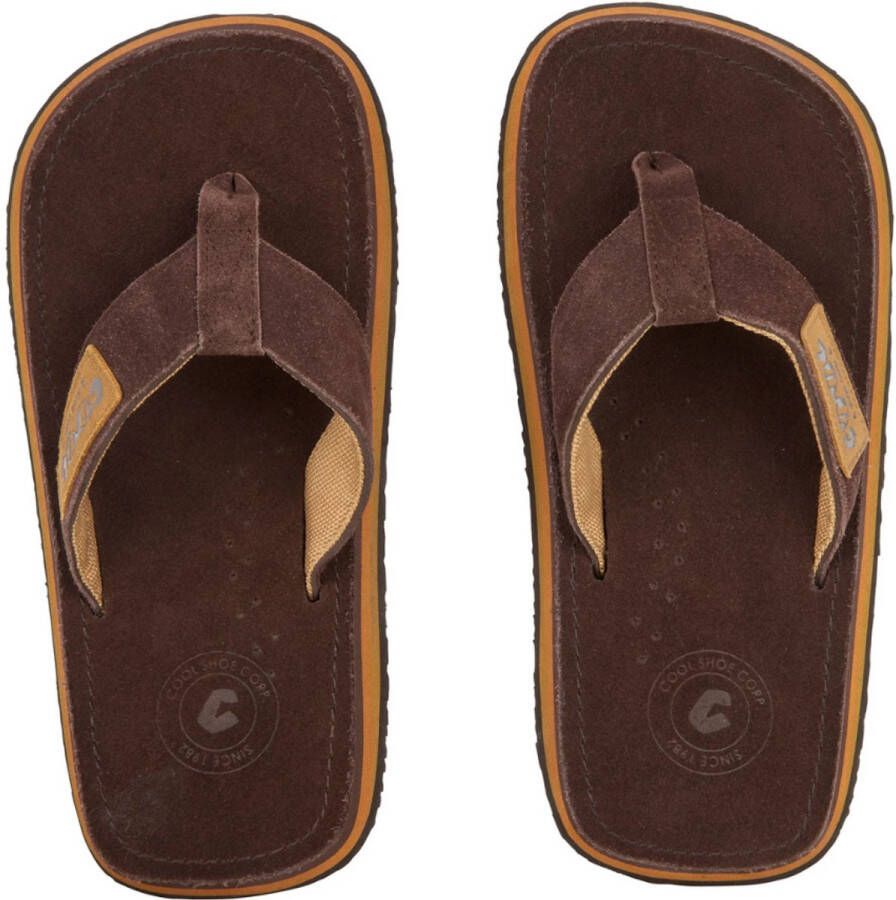 Cool Shoe Corp. Cool Shoe Corp Original 2Lux Chestnut 39-40 EU Luxe Heren Teenslippers Rocking Chair Sole