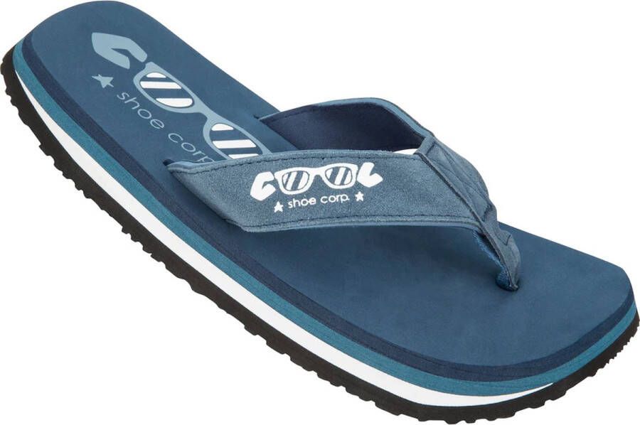 Cool Shoe Corp Original Denim 43-44 EU Teenslippers Comfortabele Rocking Chair Sole in Denim Look