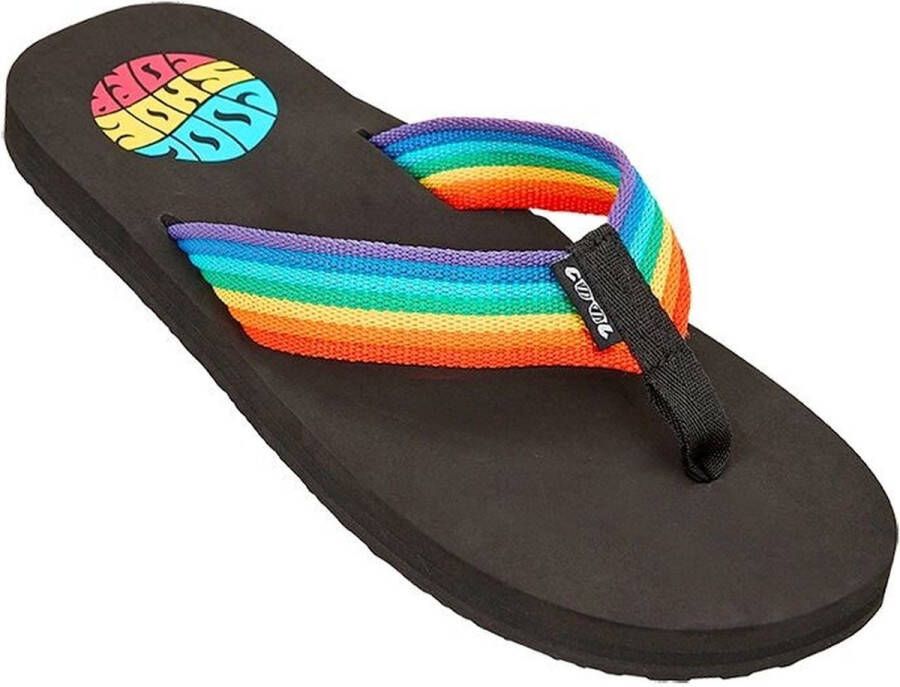 Cool Shoe Corp. Cool Shoe Corp Shake Rainbow 41 42 EU Iconische Regenboog Strandslippers