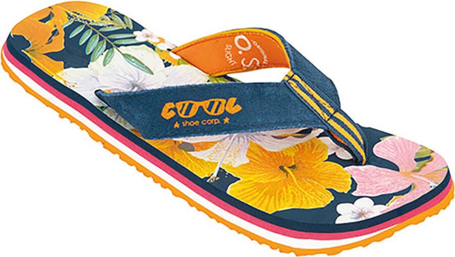 Cool Shoe Corp. Eve Slight Flower Teenslippers : Ultiem Comfort voor Dames