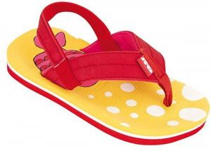 Cool Shoe Teenslippers Cool Fish Junior Eva Roze geel