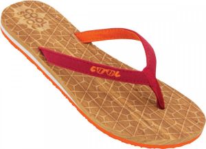 Cool Shoe Teenslippers Low Key Flower Canvas eva Rood