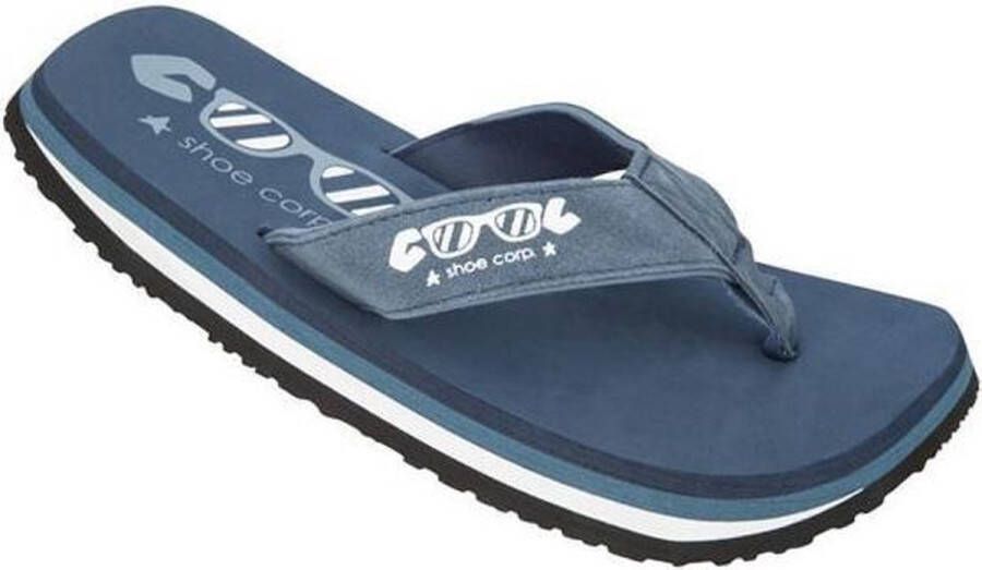 Cool Shoe Corp. Cool Shoe Corp Original Denim 39-40 EU Teenslippers Comfortabele Rocking Chair Sole in Denim Look