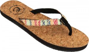 Cool Shoe Teenslippers Sunday Blue Dames Canvas kurk