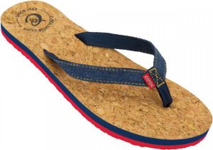 Cool Shoe Teenslippers Sunday Denim Dames Canvas kurk