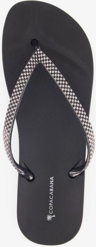 Copacabana Anatomic Shine dames teenslippers zwart