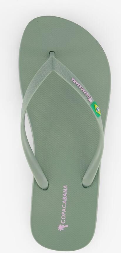 Copacabana Brasil FEM dames teenslippers groen