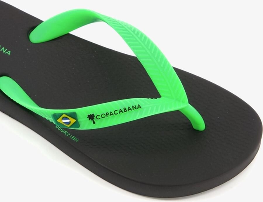 Copacabana vegan teenslippers Zwart - Foto 4