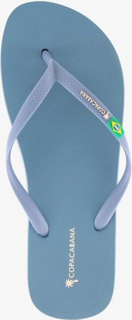 Copacabana dames teenslippers blauw