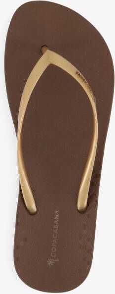 Copacabana dames teenslippers bruin