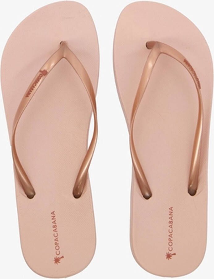 Copacabana dames teenslippers lichtroze