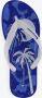 Copacabana kinder teenslippers blauw met print - Thumbnail 1