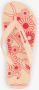 Copacabana kinder teenslippers met bloemenprint Roze - Thumbnail 1