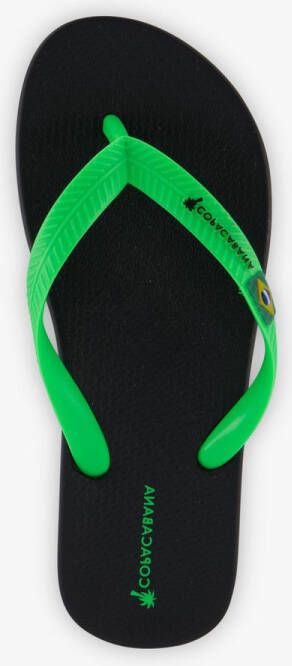 Copacabana vegan teenslippers Zwart
