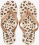 Copacabana vegan kinder teenslippers luipaardprint Goud - Thumbnail 1