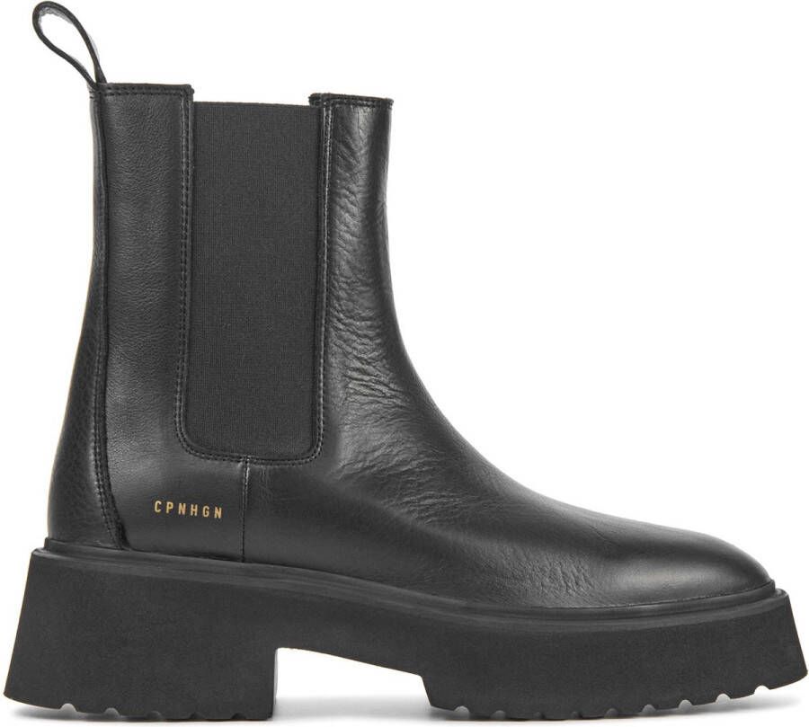 Copenhagen Chelsea boots Dames Laarzen Damesschoenen Leer CPH683 Zwart