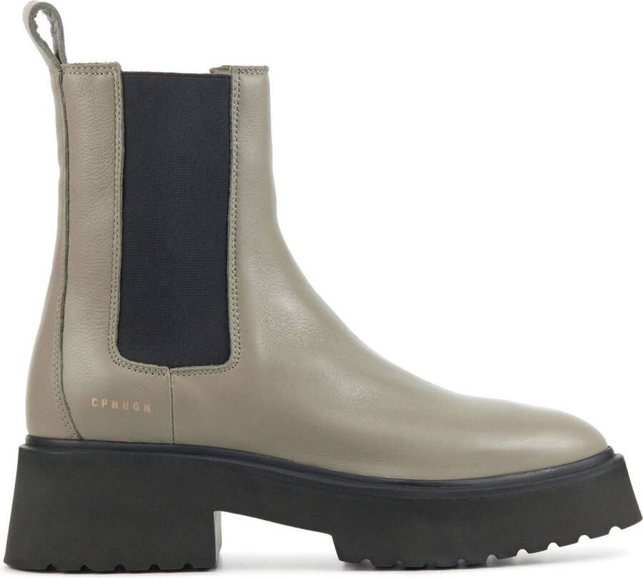 Copenhagen Studios Chelsea boots Dames Laarzen Damesschoenen Leer CPH683 Beige