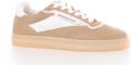 Copenhagen Shoes Leren Mix Dames Sneaker Sand Wit Green - Beige