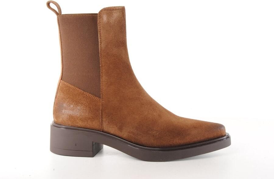 Copenhagen dames chelsea boot Wasabi suède naturel